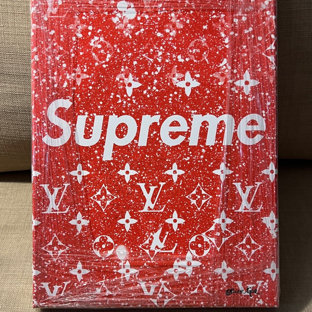 Oliver Gal Supreme x Louis Vuitton Canvas Wall Art